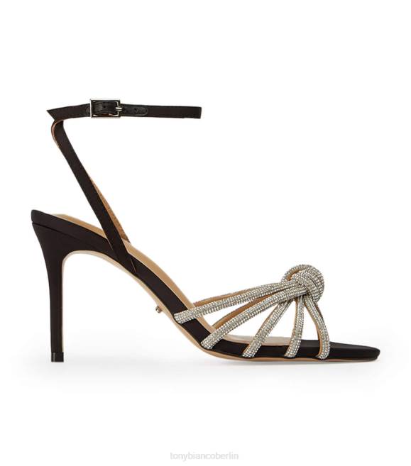 Stöckelschuhe| de Tony Bianco Frauen Helena Heels schwarzer Satin 462484